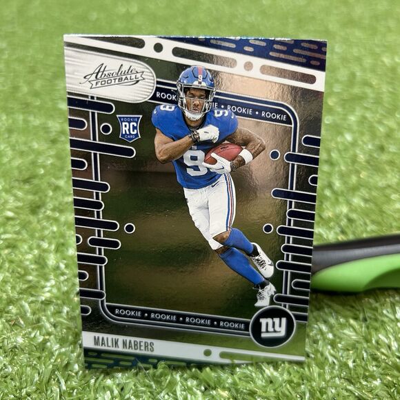2024 Absolute Football #106 Malik Nabers Base RC New York Giants - Picture 1 of 2